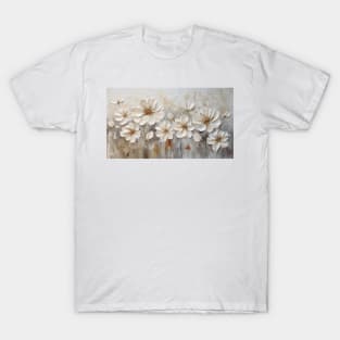 3D flowers - creamy and textured painting 3 T-Shirt